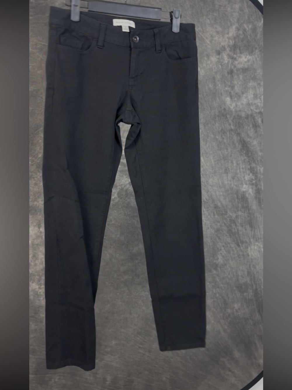 Banana Republic Black Stretch Denim Jeans Size 2 | Mid Rise Skinny 5 Pocket - Picture 5 of 6